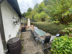 Einfamilienhaus mit Einliegerwohnung und traumhafter Aussicht in Althütte - Terrasse EG