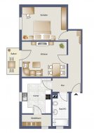 „Großzügige und helle 2,5-Zi.-OG-ETW beim Hölderlinplatz“, 70176 Stuttgart Stuttgart-West, Wohnung