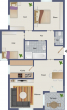 "Familienfreundliche 4-Zimmer-Wohnung mit Terrasse und Gartenanteil" - Grundriss