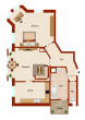Grundriss - Helle 2,5-Zi.-Altbau-ETW in zentraler Lage von S-Süd (Heslach)