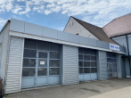 Vermietete Kfz-Werkstatt in Thannhausen; bei Eigennutzung zügig verfügbar - für Bauträger geeignet - Vorderansicht