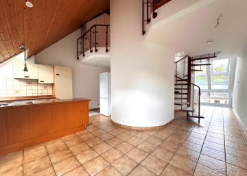Für Individualisten u. Freigeister–außergewöhnliche Galerie-Mais. mit Dachterrasse in S-Zuffenhausen, 70435 Stuttgart, Maisonettewohnung